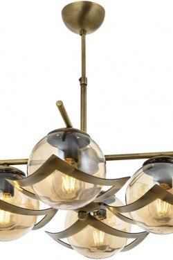 4117 Modern Chandelier, 60 w, Tumbled