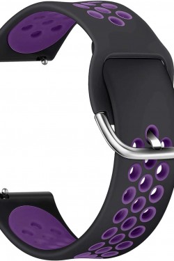 Watch GT2 46mm Rainbow Sport Band Bande Noir Violet