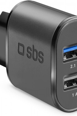 2 USB 3.1A Fast Travel ChargerBlack