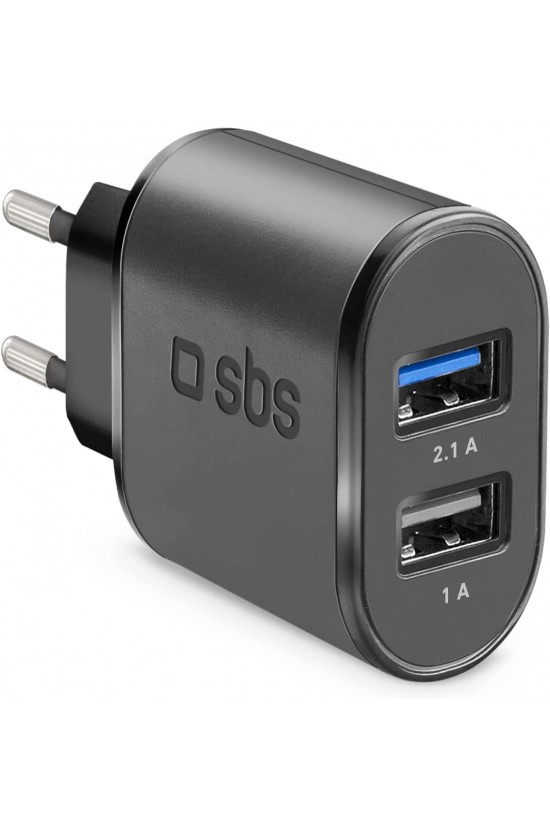 2 USB 3.1A Fast Travel ChargerBlack