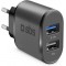 2 USB 3.1A Fast Travel ChargerBlack