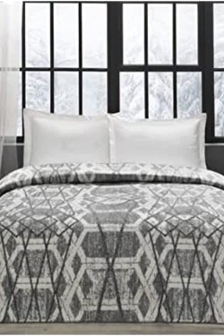 1500187453005 Elina Cotton Single Blanket Gray