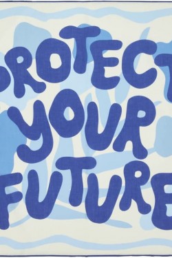 Unisex Protect Your Future Slogan Bandana Standart