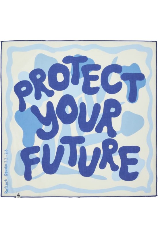 Unisex Protect Your Future Slogan Bandana Standart