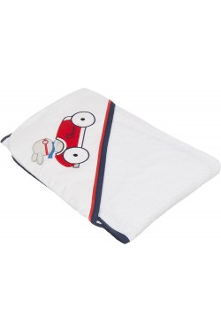 09000214099033 Serviette bébé unisexe, blanc, standard