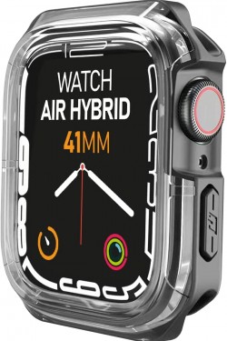 Watch 8/7 Compatible Air Case 41mm, Coque de Protection Antichoc en Silicone (Noir)