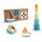 181205, Green Bath Play S, Sailing Ship, Point & Plug, Magic Tower, Green Bath Set