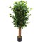 150cm Artificial Benjamin Tree With Dense Leaves In Black Pot