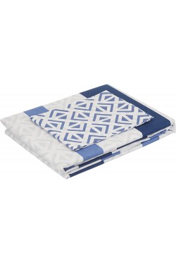 Chatfield Housse de couette simple 100 % coton Oreiller S Bleu marine