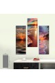 3 Piece Sea View Mdf Painting T3vertical34 / 19x40 T3DİKEY34