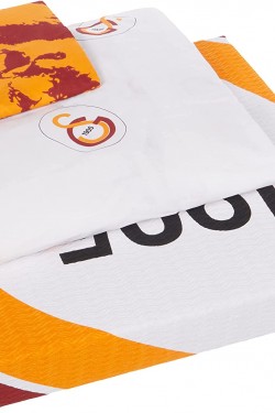 1000040099001 Galatasaray Logo Pamuk Lisanslı Pike Takımı, Çok Renkli