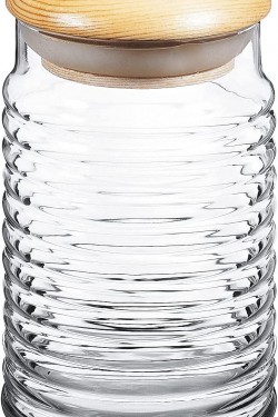 43173G00 Babylon Wooden Lid Jar 1120 cc