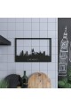 Yurudesign Laser Cut Metal Wall Painting London 30*45