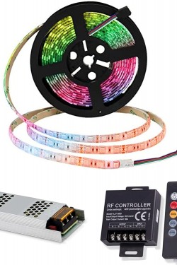 10 Metre Rgb Çok Renkli Şerit LED S + Kumanda + Trafo Hazır Set