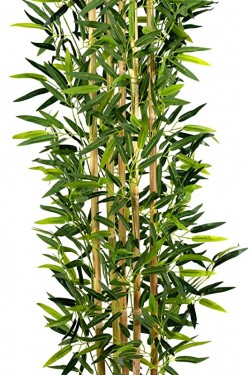 150cm Artificial Bamboo Tree With 5 Trunks Dense Leaf