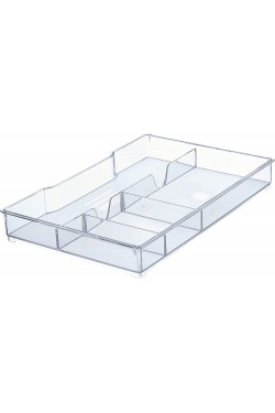 52150002 / Plus / Wow Cube Drawer Piece (Polystyrene) Crystal Clear