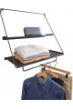 Interdesign Modern Double High Quality Metal Shelves With Hangers