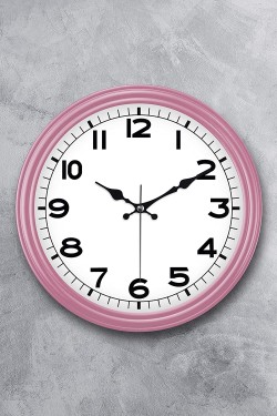 31 Cm Decorative Real Glass Silent Mechanism Wall Clock