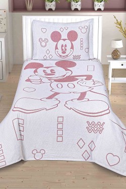 1000037693 Couvre-lit Jacquard sous licence Disney Mickey Mouse Multicolore