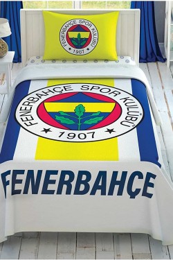 1000040075002 Fenerbahçe Sarı Lacivert Pamuk Lisanslı Pike Takımı, Çok Renkli