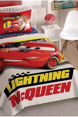 60228039 Disney Cars Mcqueen 2020 Conjunto Pique Único 28039, Estampado, Pequeno Único