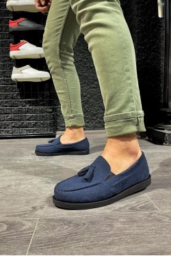 Knack Loafer Herrenschuhe 007 Blau