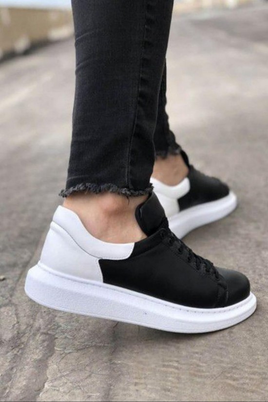 MEN'S SNEAKER COMFORTABLE SNEAKERS BLACK-WHITE