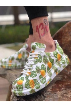 MEN'S SNEAKER COMFORTABLE SNEAKERS Pineapple PATTERNED