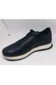 CHAUSSURES DE SPORT EN CUIR VÉRITABLE POUR HOMME COULEUR NOIRE