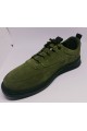 LÄSSIGE HERRENSCHUHE AUS ECHTEM WILDLEDER, GRÜNE FARBE