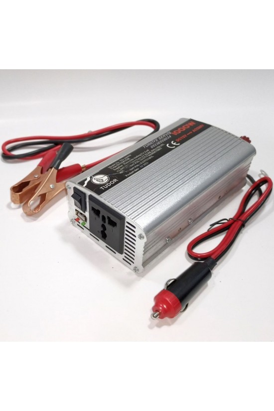 12-220 Volt Converter 1000 Watt Universal Input Sine Inverter From Auto Cigarette Lighter