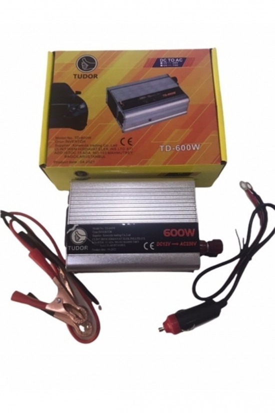 Oto Çakmağından 2-220 Volt Çevirici 600 Watt Üniversal Girişli Sinüs İnverter