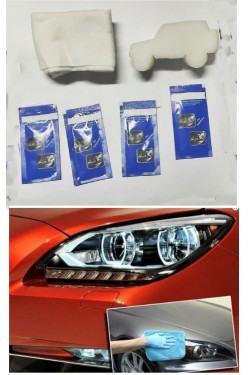 6 Pcs Car Headlight And Nickel Cleaning Polishing Set