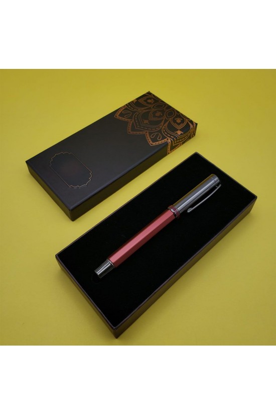 Stylo Roller Rouge Bordeaux