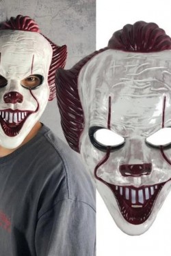 Plastik Joker Maskesi Killer Palyaço Maskesi