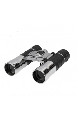 10x25 Nikula Binoculars Handheld Binoculars 128m/1000m Shiny Metal Finish