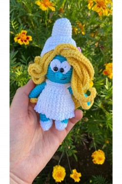 Милый плюшевый мишка Arife Hanım Amigurumi, органическая игрушка