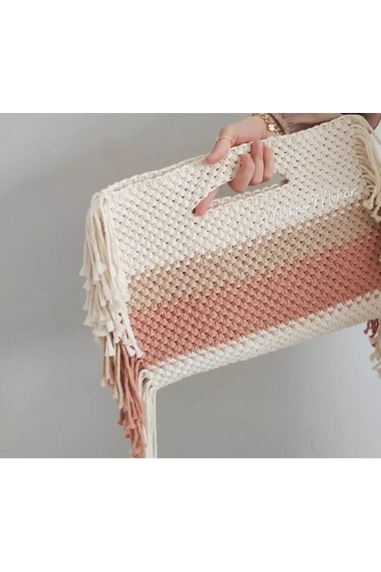 Arife Hanım Handcrafted Macrame Reversible Functional Bag