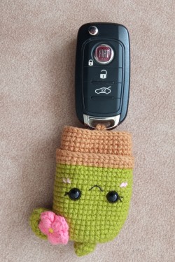 Arife Hanım Amigurumi Handcrafted Key Holder