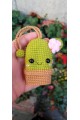 Frau Arife Amigurumi Handgefertigter Schlüsselhalter