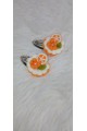 Arife Hanım Handmade Clasp Orange and Lemon Slice Figured Clasp (Sold as a Set of 2)