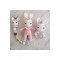 Arife Hanım Amigurumi Pink Gift Ceiling Pacifier Chain Rattle Sleeping Companion Set