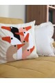 Arife Hanım Punch Handcrafted Colorful Ducks Figured Design Pillow Case (special design) 100% Coton yarn is used.